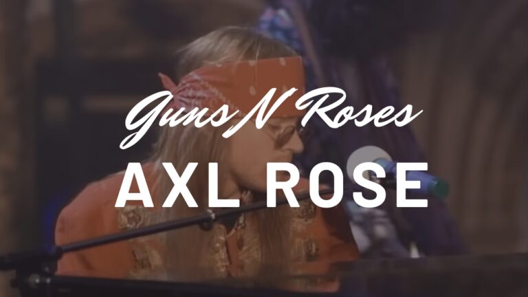 Guns N’ Roses Release Picture of Axl Rose on His Day Off on Tour