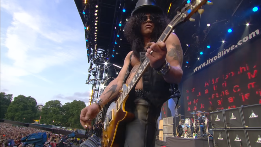 Slash Rocks with Velvet Revolver