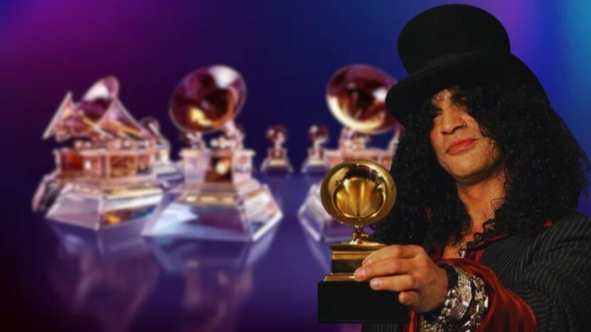 Slash Won the Best Hard Rock Performance for Slither with Velvet Revolver